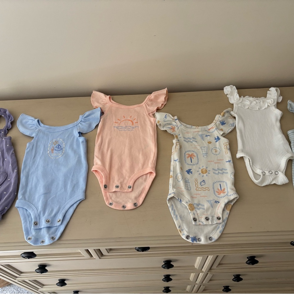 Girls newborn onesies